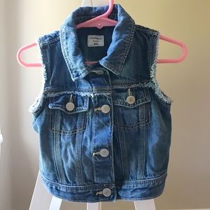 Baby Gap Toddler Girl Denim Vest